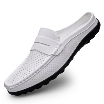 Men’s Summer Backless Slip-On Loafer Mules