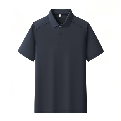 Men's Long-Staple Cotton Pique Short Sleeve Polo Shirt