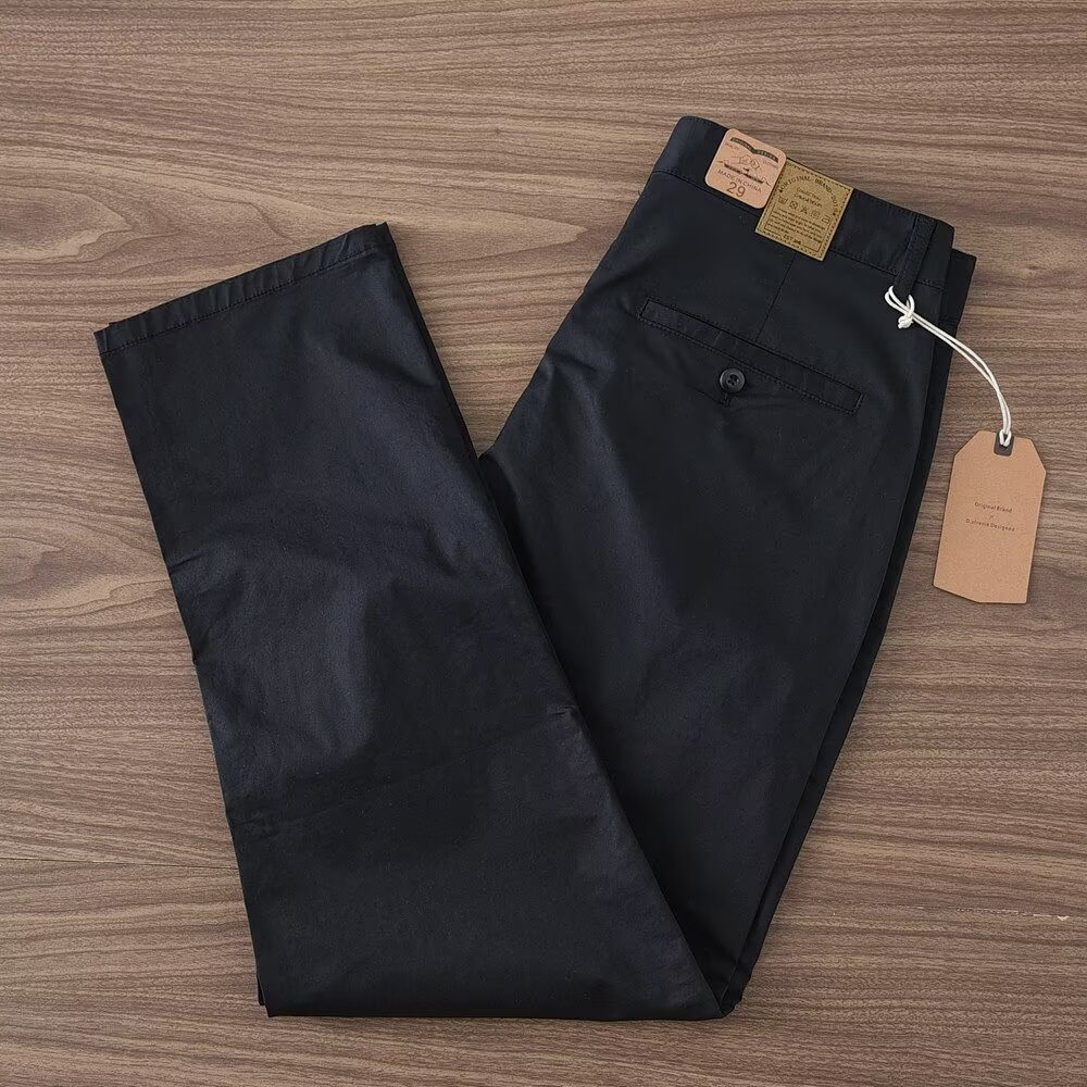 Men's Stretch Retro Loose Straight-Leg Cargo Pants