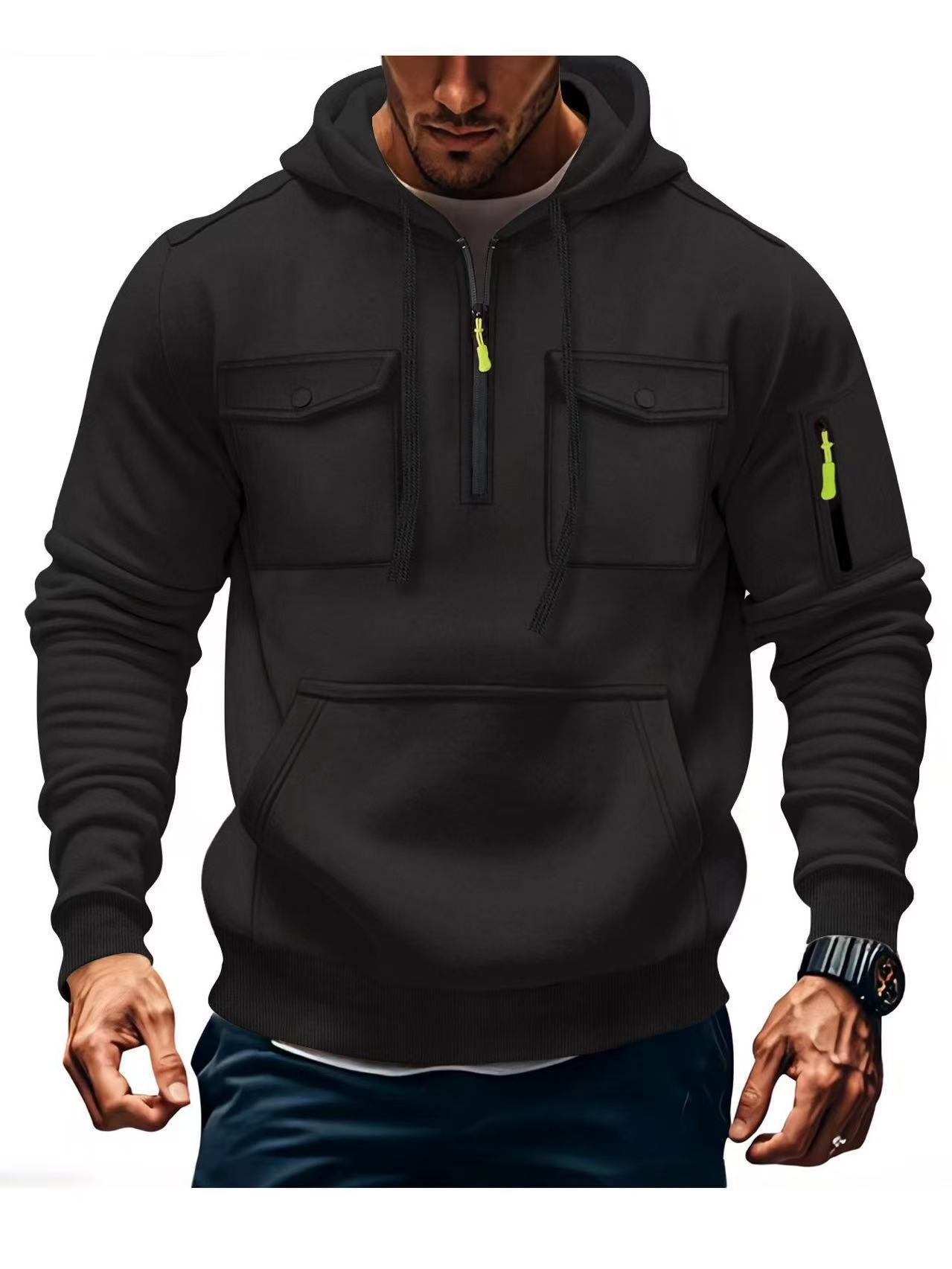 Men’s Multi-Pocket Hoodie