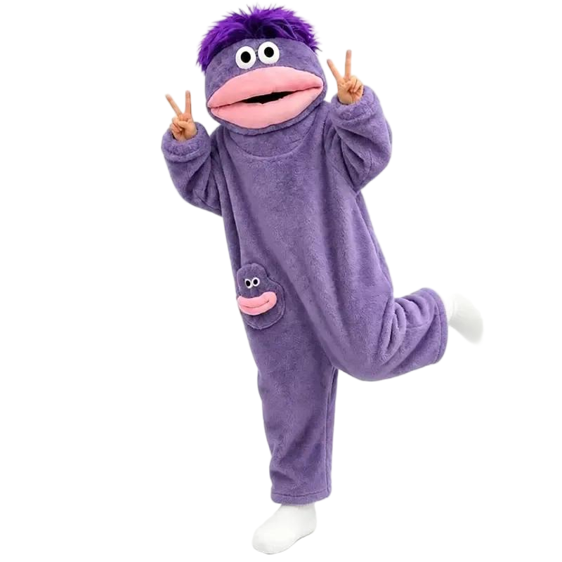 Funny Monster Wearable Blanket Pajama Hoodie