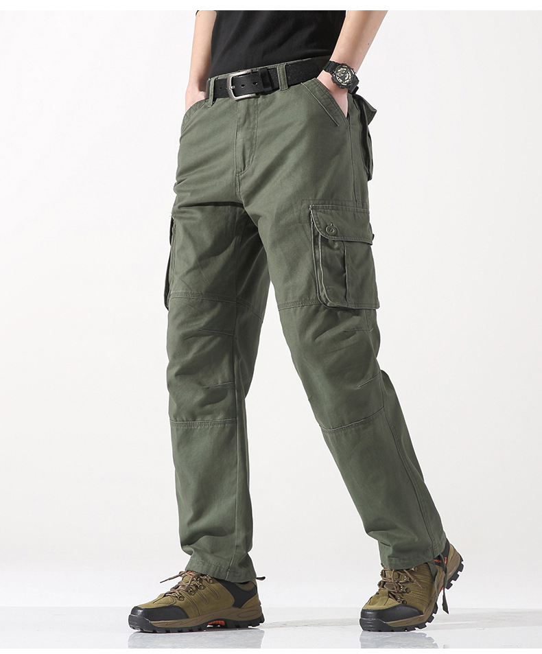 Men’s Outdoor Straight-Leg Cargo Trousers
