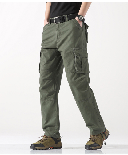 Men’s Outdoor Straight-Leg Cargo Trousers
