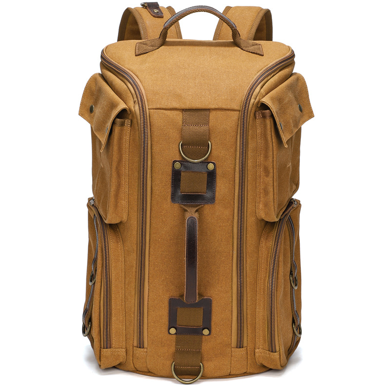 Canvas Waterproof Large Capacity Travel Backpack