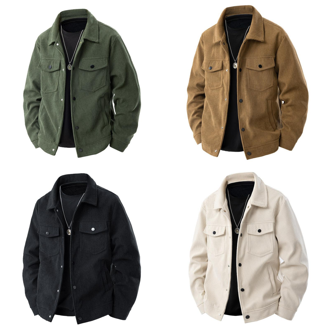 Veste en velours côtelé