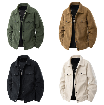 Veste en velours côtelé