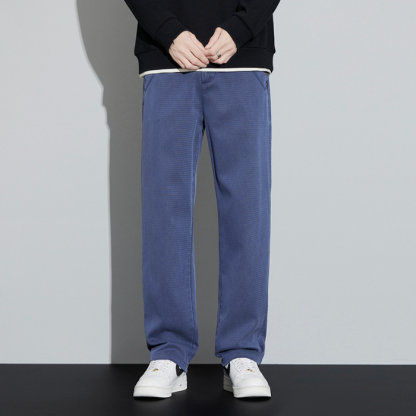 Men’s Lyocell Relaxed Straight-Leg Casual Pants
