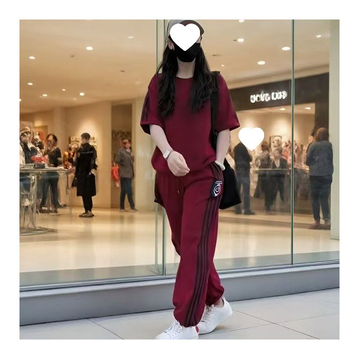 Women’s Casual Sweatshirt & Wide-Leg Pants Set