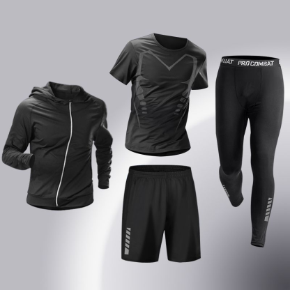 Men’s Compression Sports Set – Quick-Dry Training Outfit