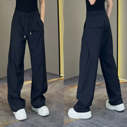 Premium Men’s Modal Blend Wide-Leg Trousers
