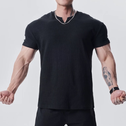 Men’s Athletic Fit Cooling Textured T-Shirt