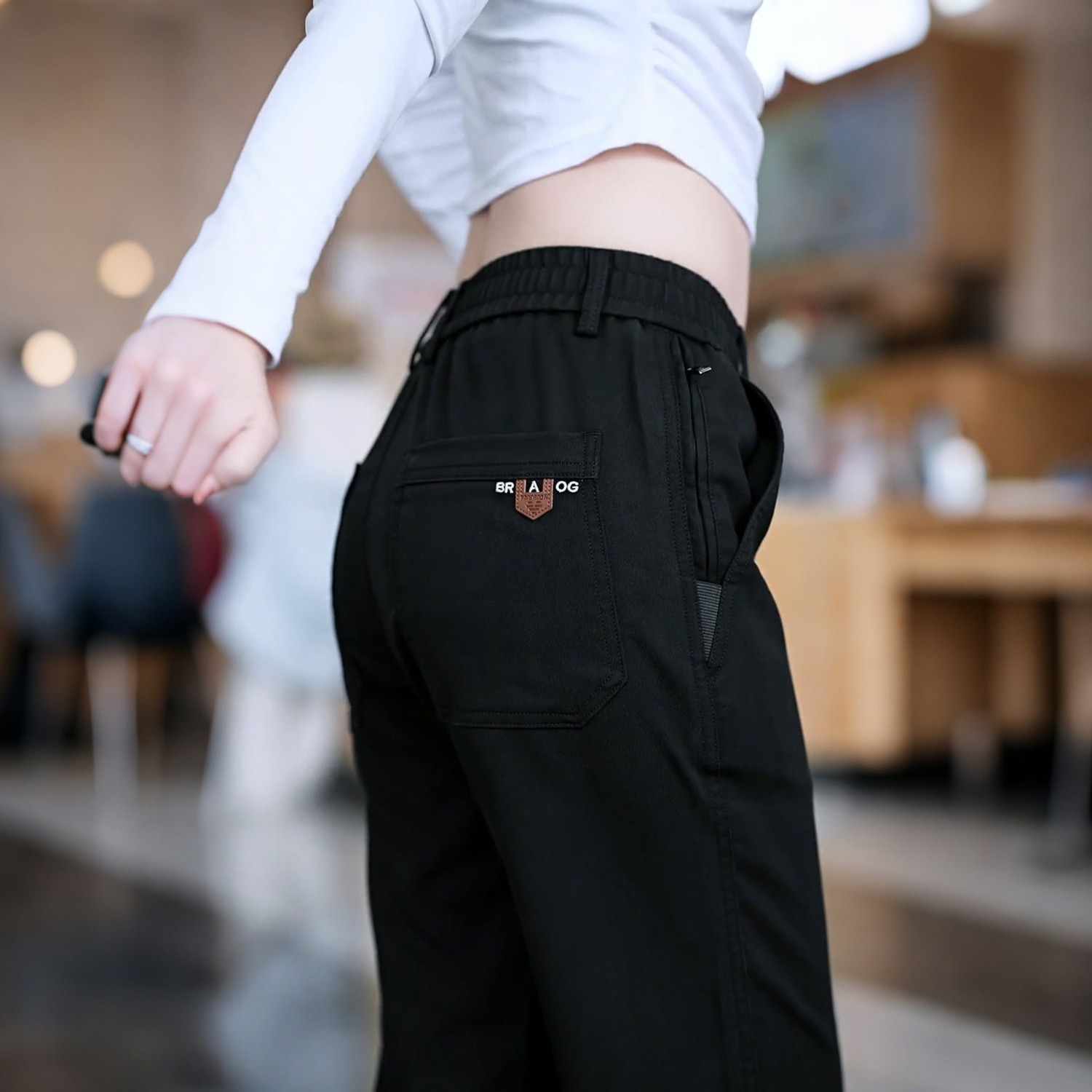Men’s Lightweight Side-Zip Casual Pants