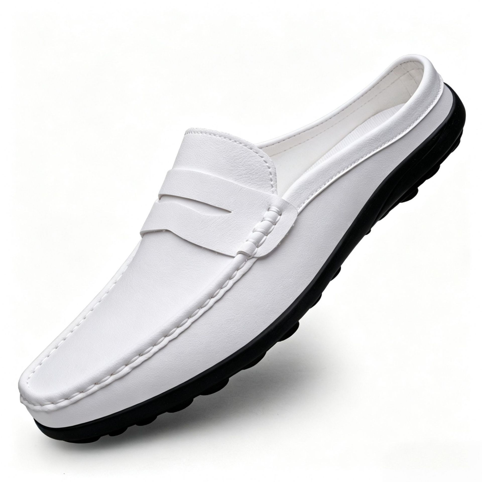 Men’s Summer Backless Slip-On Loafer Mules