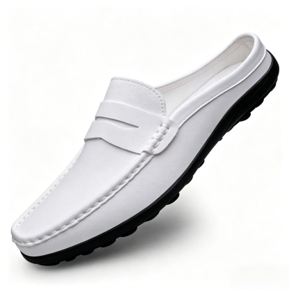 Men’s Summer Backless Slip-On Loafer Mules