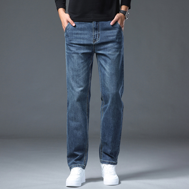 Men’s Classic Straight Jeans – Comfortable & Stylish Fit 👖
