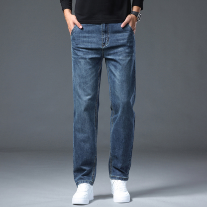 Men’s Classic Straight Jeans – Comfortable & Stylish Fit 👖