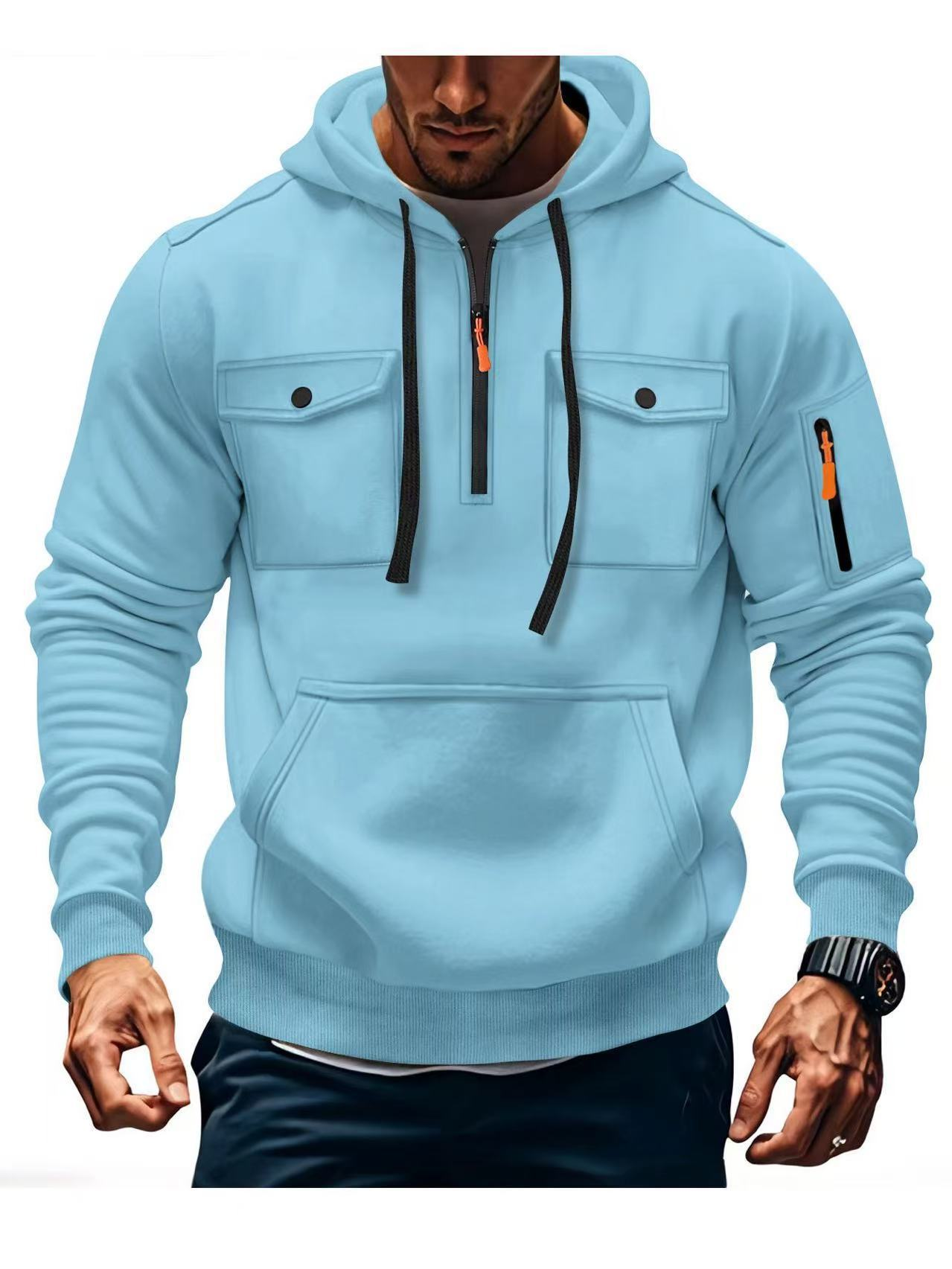 Men’s Multi-Pocket Hoodie
