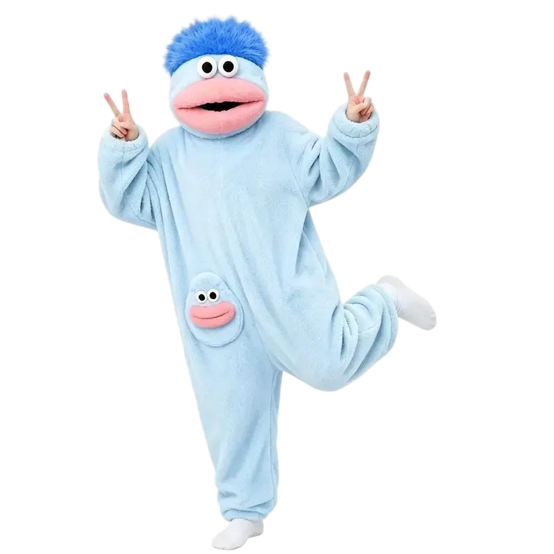 Funny Monster Wearable Blanket Pajama Hoodie