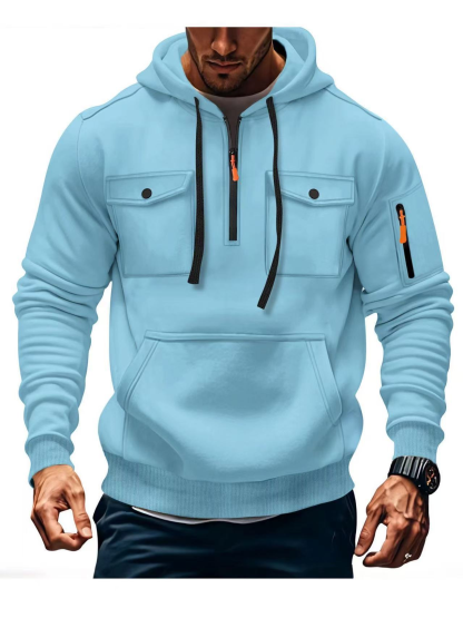 Men’s Multi-Pocket Hoodie