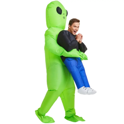 Inflatable Alien Costume – Funny Blow-Up Suit