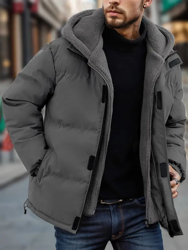 Men’s Thickened Windproof Winter Jacket