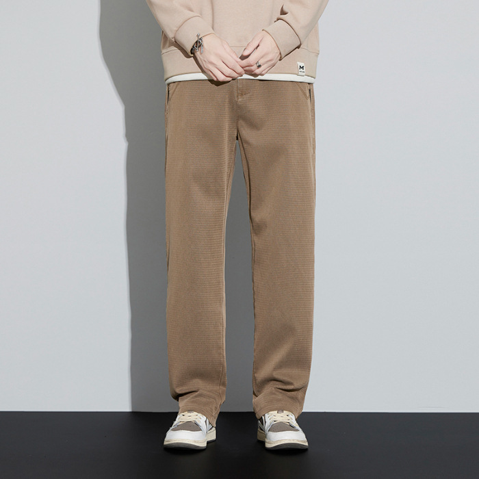 Men’s Lyocell Relaxed Straight-Leg Casual Pants