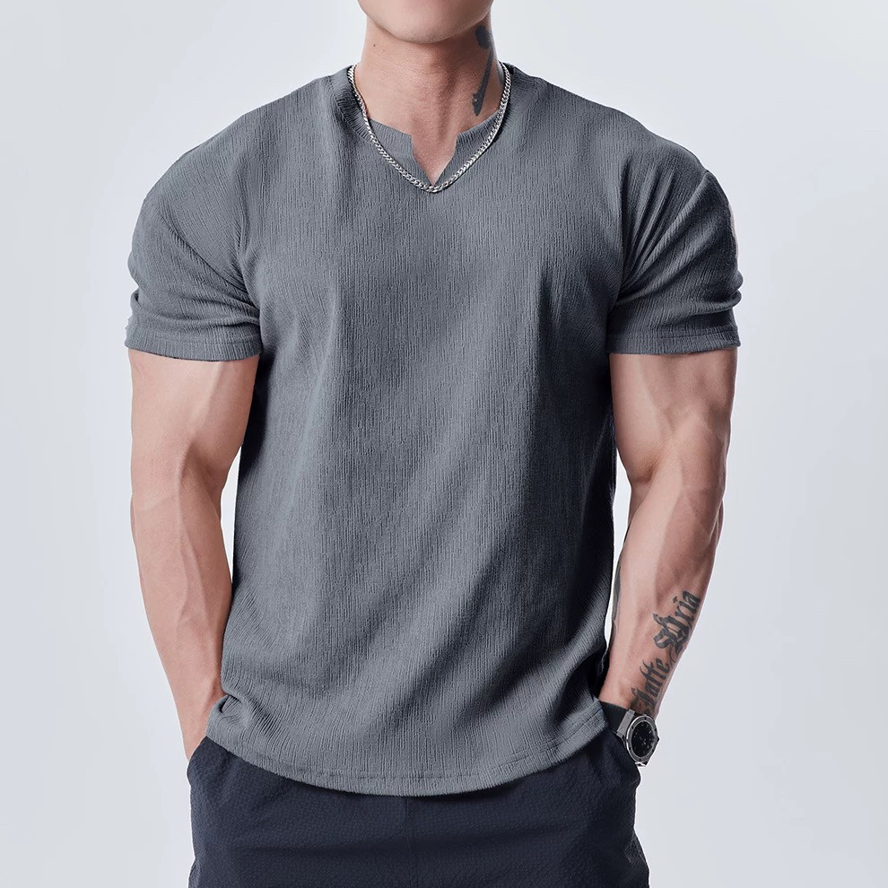 Men’s Athletic Fit Cooling Textured T-Shirt