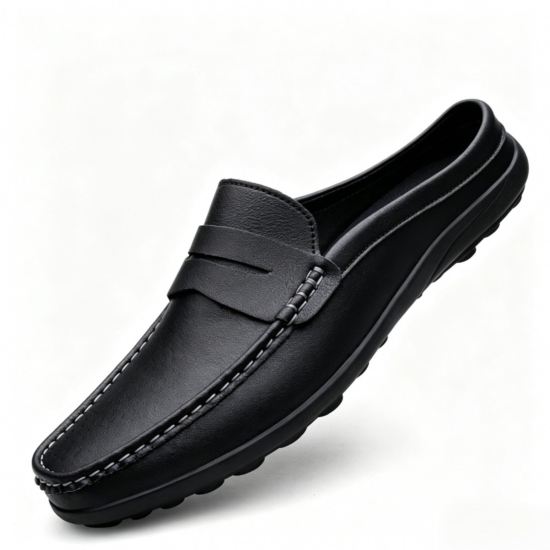 Men’s Summer Backless Slip-On Loafer Mules