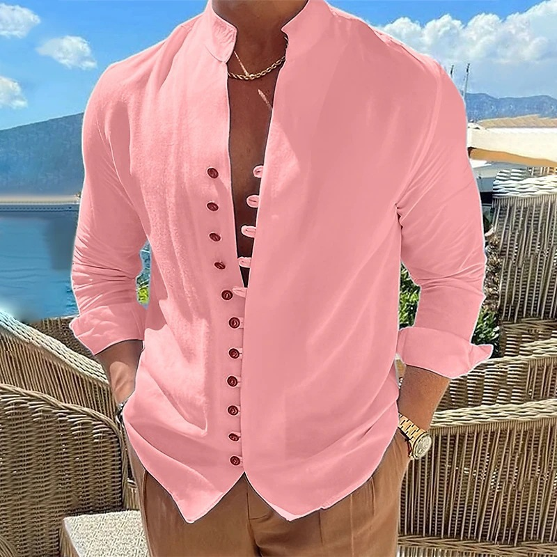 Men’s Vintage Cotton Casual Shirt