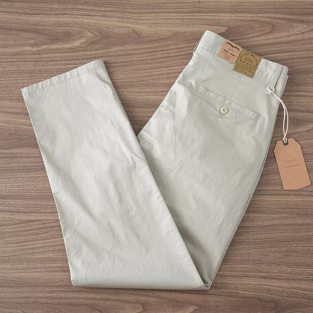 Men's Stretch Retro Loose Straight-Leg Cargo Pants