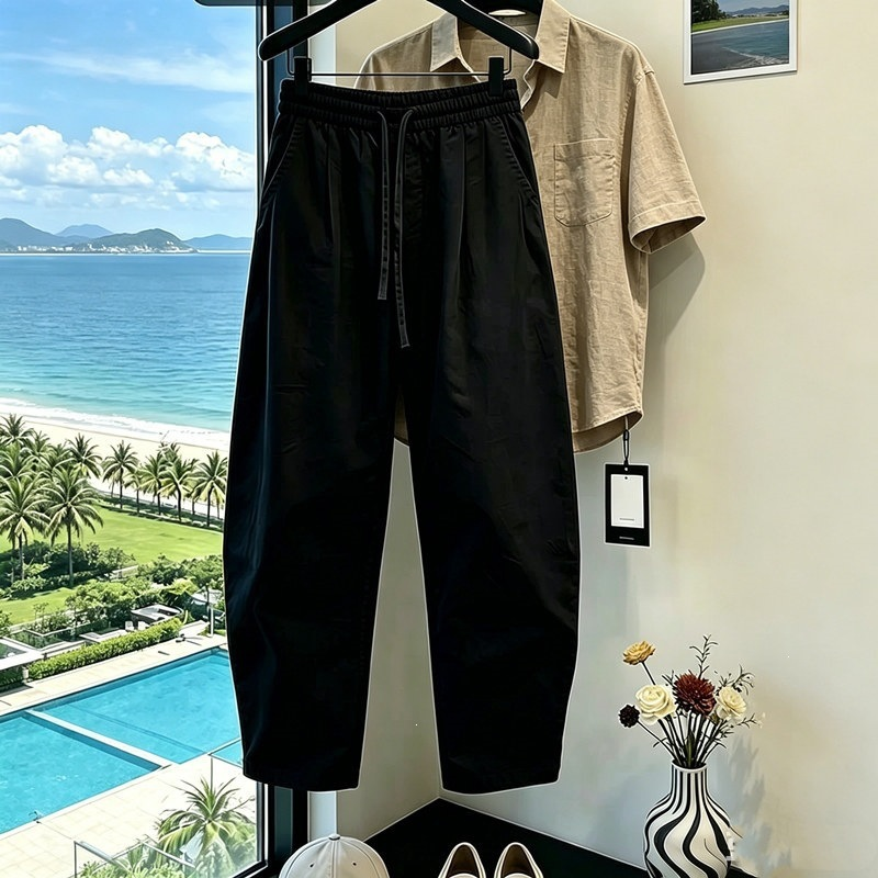 Men's Old Money Cotton Linen Straight-Leg Casual Pants