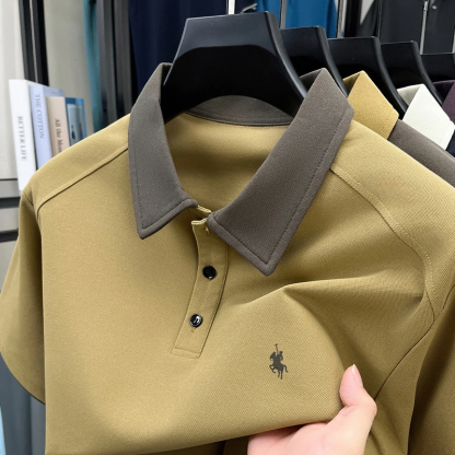 🌟 Men's Summer Embroidered Polo Shirt