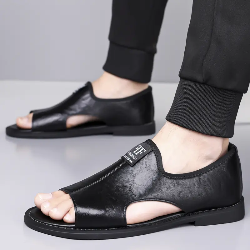 🔥Men’s Non-Slip Breathable Leather Sandals🏖️
