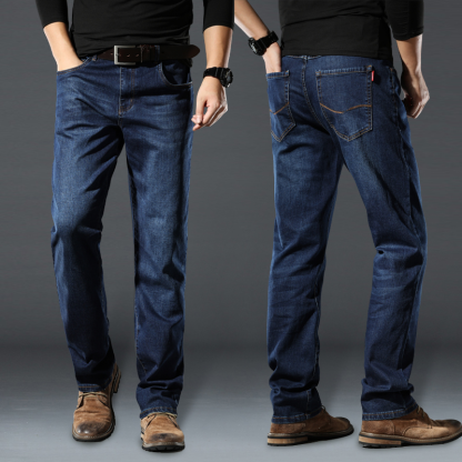Men’s Classic Straight Jeans – Comfortable & Stylish Fit 👖