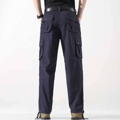 Men’s Outdoor Straight-Leg Cargo Trousers