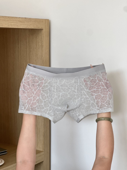 Men’s Ice Silk Breathable Boxer Briefs