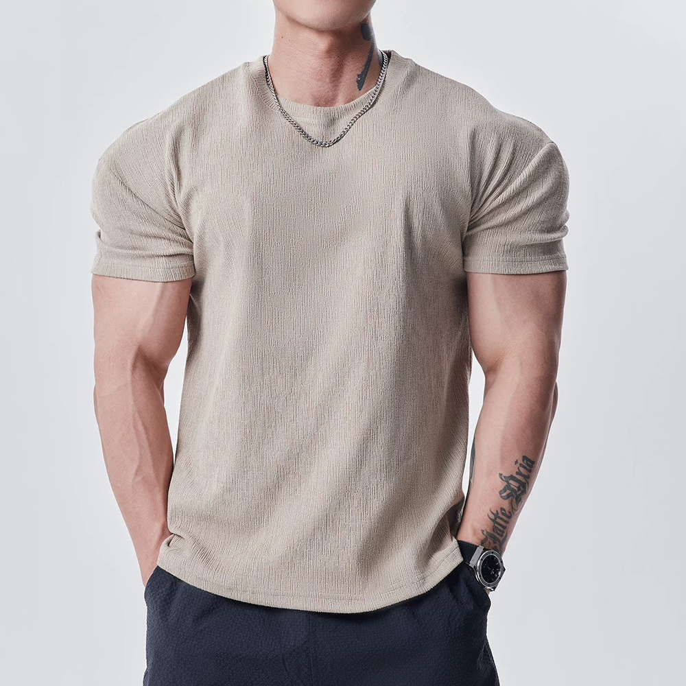 Men’s Athletic Fit Cooling Textured T-Shirt