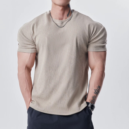 Men’s Athletic Fit Cooling Textured T-Shirt