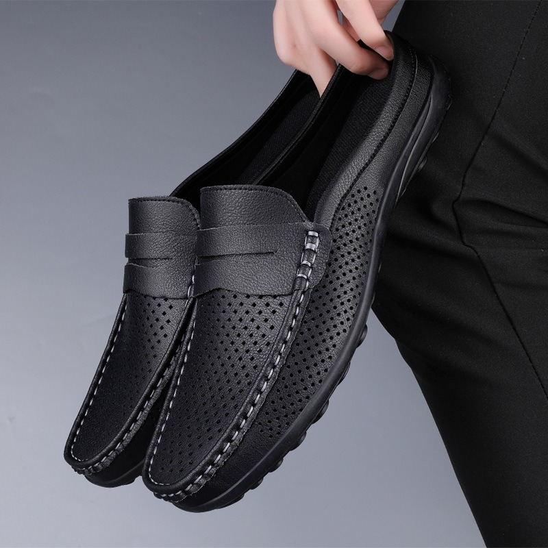 Men’s Summer Backless Slip-On Loafer Mules