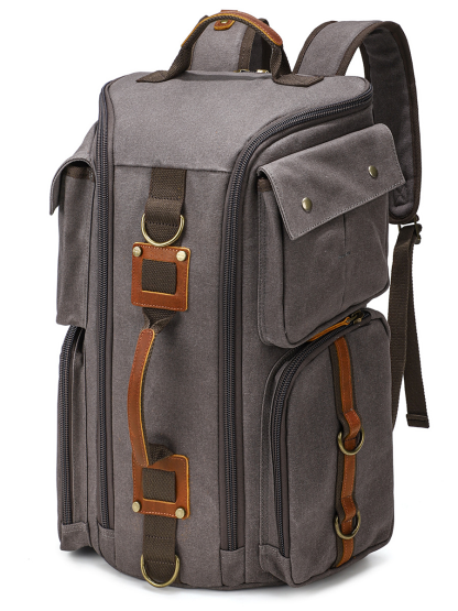 Canvas Waterproof Large Capacity Travel Backpack