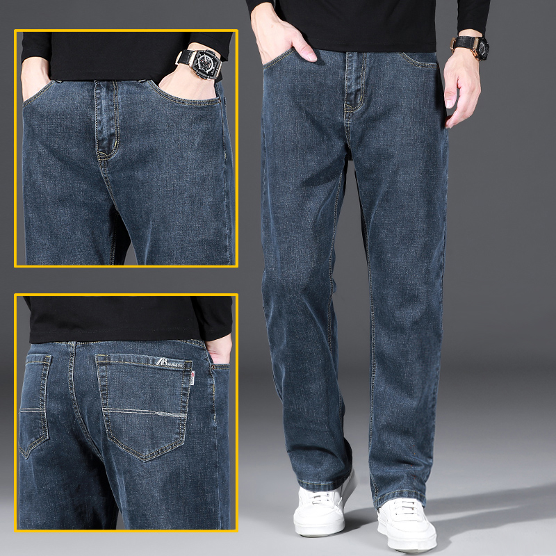 Men’s Classic Straight Jeans – Comfortable & Stylish Fit 👖