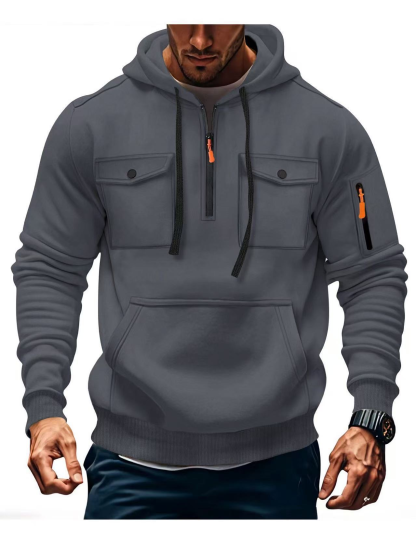 Men’s Multi-Pocket Hoodie