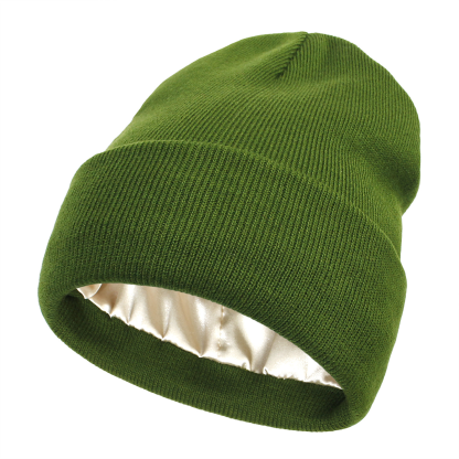 Anti-Frizz Satin Lined Beanie