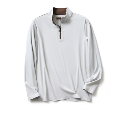 Men’s High-Tech Thermal Half-Zip Long Sleeve Shirt – Lightweight, Warm & Stretchy