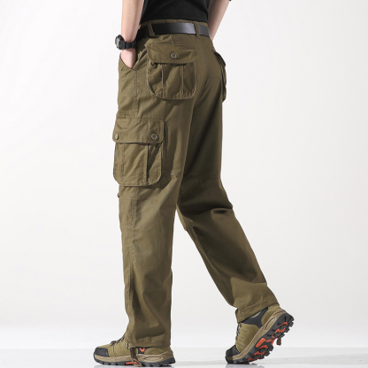 Men’s Outdoor Straight-Leg Cargo Trousers