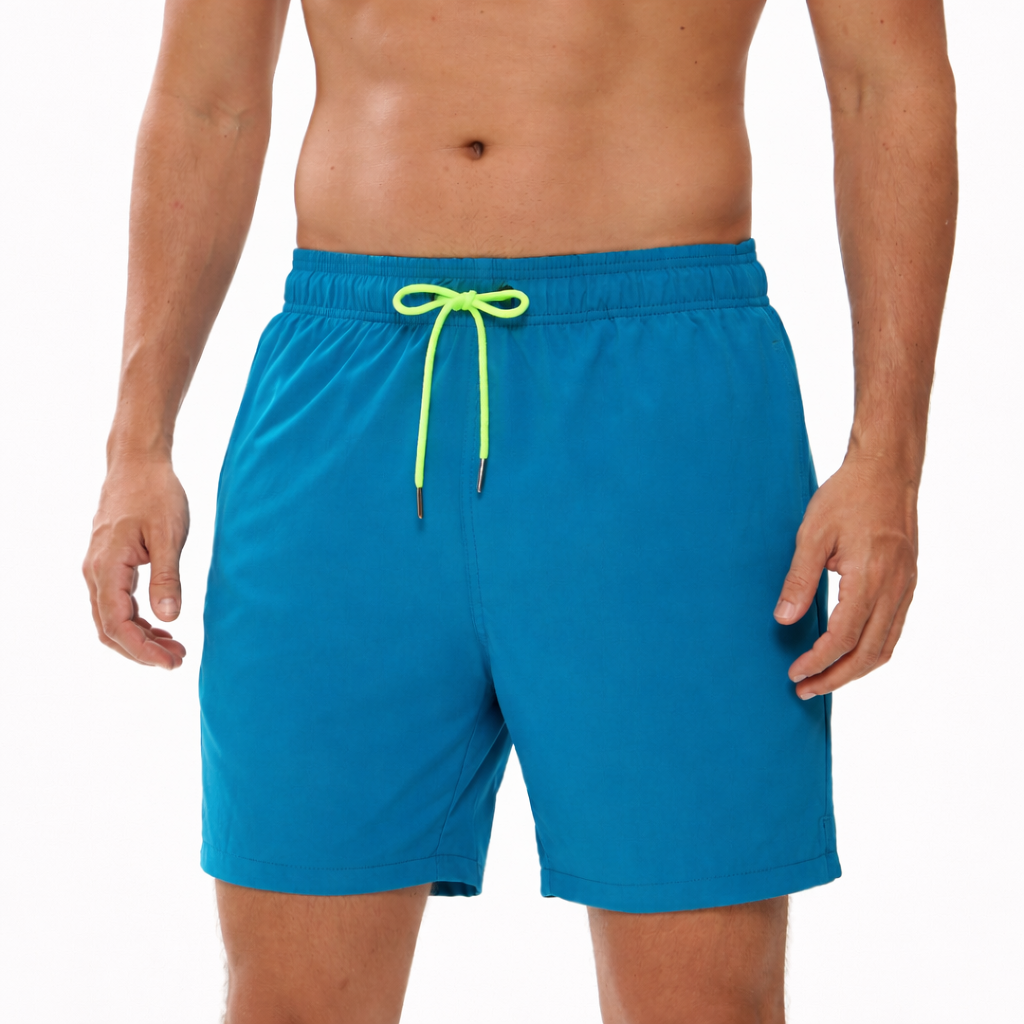 Men’s Quick-Dry Swim Shorts with Built-In Liner