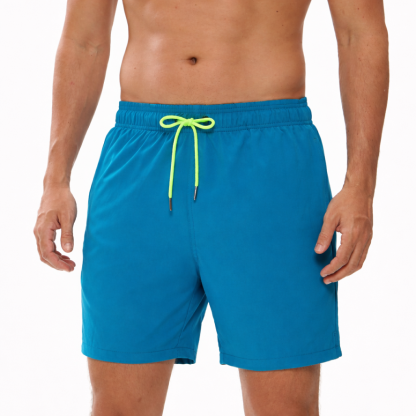 Men’s Quick-Dry Swim Shorts with Built-In Liner