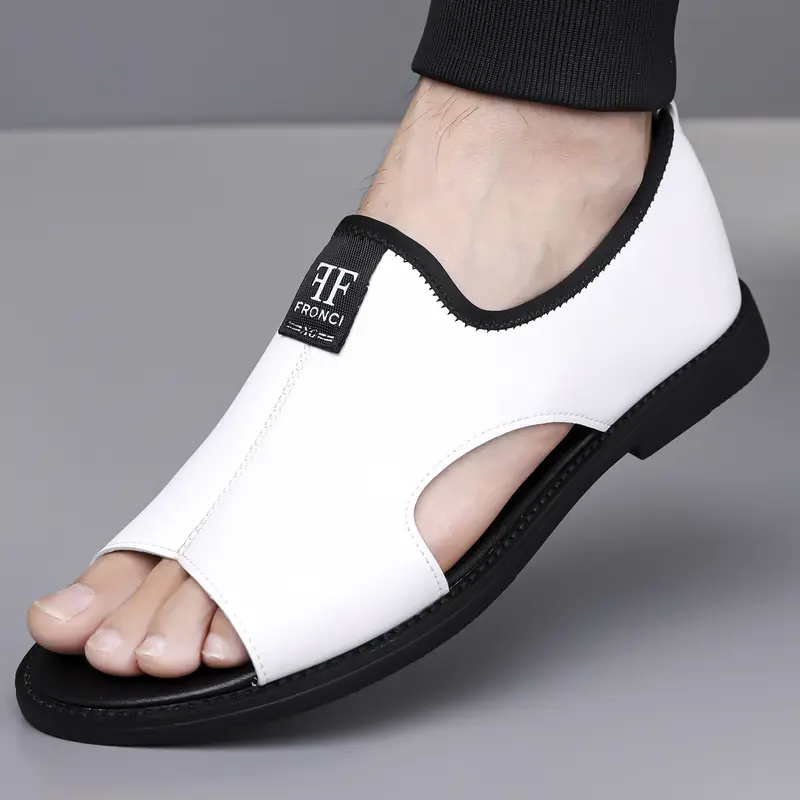 🔥Men’s Non-Slip Breathable Leather Sandals🏖️