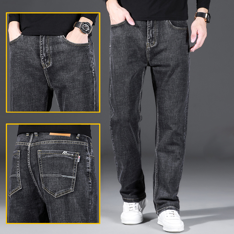 Men’s Classic Straight Jeans – Comfortable & Stylish Fit 👖