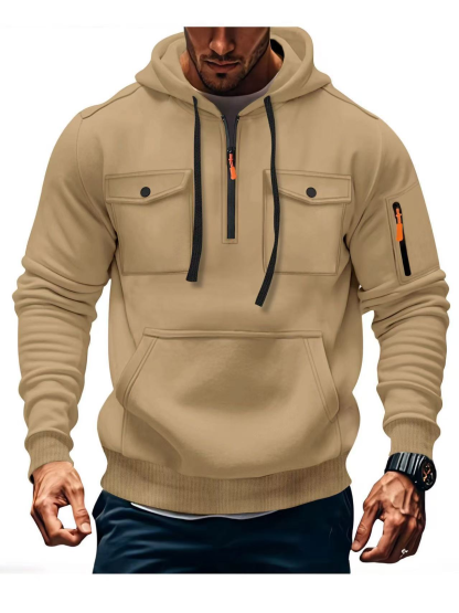 Men’s Multi-Pocket Hoodie